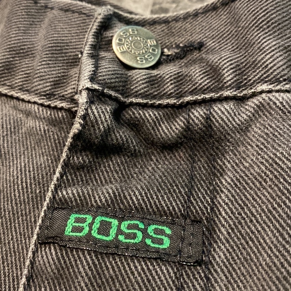 Boss Juniors Dark Gray Jean Shorts - Size 17 / 18 - Picture 9 of 12